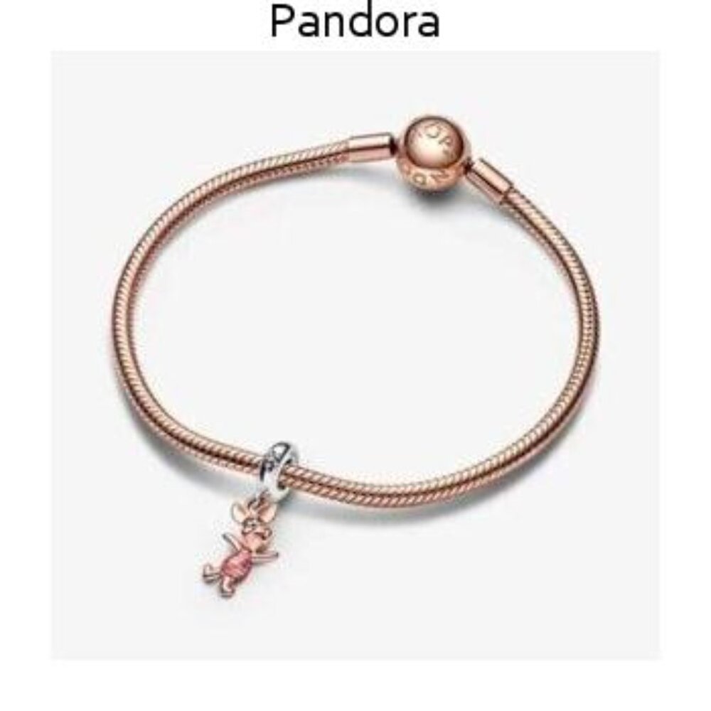 Pandora Disney Winnie the Pooh Piglet Dangle Charm - Picture 4 of 4